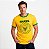 Camiseta Brasil Punk Rock com gola e punhos verdes com mangas curtas premium - Imagem 2