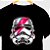 Camiseta Stardust Stormtrooper preta com mangas curtas premium - Imagem 1