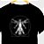 Camiseta Axl Vitruviano na cor preta com mangas curtas premium - Imagem 1