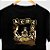 Camiseta Espirito do Rock tamanho adulto com mangas curtas na cor Preta Premium - Imagem 1