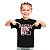 Camiseta Pantera Cor de Rosa Unissex Infantil Preta - Imagem 1