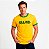Camiseta Brasil Rock com gola e punhos verdes com mangas curtas premium - Imagem 2
