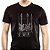 Camiseta Guitarra Frankenstrat Patente tamanho adulto com mangas curtas na cor Preta Premium - Imagem 2