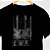 Camiseta Guitarra Frankenstrat Patente tamanho adulto com mangas curtas na cor Preta Premium - Imagem 1