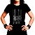 Camiseta Guitarra Frankenstrat Patente tamanho adulto com mangas curtas na cor Preta Premium - Imagem 3