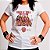 Camiseta Rock and Roll Dream Team tamanho adulto com mangas curtas na cor Branca Premium - Imagem 3