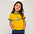 Camiseta Brasil Submarino Verde e Amarelo Infantil Amarela com gola e punhos verdes - Imagem 1