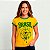 Camiseta Brasil Rush Estrela pro Hexa com gola e punhos verdes com mangas curtas premium - Imagem 3