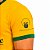Camiseta Brasil Rush Aluga-se com amarela gola e punhos verdes - Imagem 4