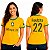 Camiseta Brasil Rush Aluga-se com amarela gola e punhos verdes - Imagem 3