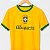 Camiseta Brasil Rush Aluga-se com amarela gola e punhos verdes - Imagem 1