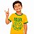 Camiseta Brasil Smile Nirvana amarela com gola e punhos Infantil - Imagem 1