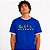 Camiseta Brasil Road azul com gola e punhos brancos com mangas curtas premium - Imagem 2