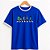 Camiseta Brasil Road azul com gola e punhos brancos com mangas curtas premium - Imagem 1