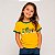 Camiseta Brasil Minions Road amarela com gola e punhos vedes Infantil - Imagem 3