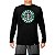 Camiseta Seattle Grunge tamanho adulto com mangas longas na cor preta masculina - Imagem 1