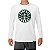 Camiseta Seattle Grunge tamanho adulto com mangas longas na cor branca masculina - Imagem 1