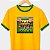 Camiseta Brasil Campeao amarela com gola e punhos verdes premium - Imagem 1