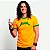 Camiseta Brasil Metal amarela com gola e punhos verdes premium - Imagem 2