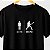 Camiseta seu pai meu pai baixista masculina preta de mangas curtas premium - Imagem 1