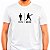 Camiseta seu pai meu pai baixista masculina branca de mangas curtas premium - Imagem 2
