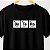 Camiseta Batera Elementos Químicos masculina preta de mangas curtas premium - Imagem 1