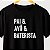 Camiseta Pai Avô e Baterista masculina preta de mangas curtas premium - Imagem 1