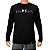 Camiseta Cardio Drums tamanho adulto com mangas longas na cor preta masculina - Imagem 1