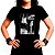 Camiseta Mosaico Guitarra Strato tamanho adulto com mangas curtas na cor Preta Premium - Imagem 3
