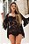 ROBY TULE E RENDAO COM MANGA PLUS SIZE - Imagem 1