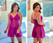 Camisola Tule e Renda s/ BJ 790 - Encantada - Imagem 1