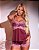 Baby Doll com Renda Bicolor Vivi - Imagem 1
