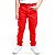 Calça Jeans Masculina Infantil Vermelha Tamanho 1 Ao 10 - Imagem 1