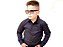 Camisa Social Masculina Infantil Manga Longa Preta Tamanho 1 ao 8 - Imagem 4