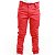 Kit Calça De Sarja Vermelha + Suspensório Gravata Menino Infantil - Imagem 1