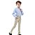 Roupa Masculina Infantil Bebe Festa Social Camisa Calça Susp - Imagem 7