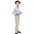 Roupa Masculina Infantil Bebe Festa Social Camisa Calça Susp - Imagem 9