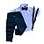 Roupas Infantil Menino Batizado Social Casamento Camisa + Calça + Kit suspensório - Imagem 1