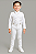 Roupas Infantil Menino Social Batizado Todo Branco Juvenil Tam 10 12 14 E 16 - Imagem 1