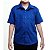 Camisa Social Infantil Masculina Manga Curta Azul Royal Tam 1 Ao 8 - Imagem 9