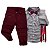 Roupa Masculina Infantil Camisa Social + Calça + Suspensório e Gravata - Imagem 1