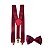Roupa Masculina Infantil Camisa Social + Calça + Suspensório e Gravata - Imagem 6