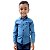 Camisa jeans Infantil masculina Manga Longa Tamanho  1 Ao 8 - Imagem 1