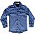 Camisa jeans Infantil masculina Manga Longa Tamanho  1 Ao 8 - Imagem 4