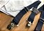 Roupas Infantil Menino Social Batizado Branco Kit Suspensório Azul-Marinho P M e G 1 Ao 8 - Imagem 4