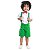 Conjunto Roupa Infantil Natal bebe masculina ensaio fotográfico Verde vermelho - Imagem 1