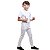 Kit Social Infantil Menino Batizado casamento camisa manga curta todo branco PMG 1 ao 16 - Imagem 6