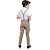 Conjunto Infantil Menino Social pajem Batizado Casamento Caqui 1 Ao 10 - Imagem 5