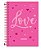 Caderno 1/4 capa dura It's Love IL1401 - Imagem 1