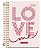 Caderno ¼ Capa Dura It's Love IL1403 - Imagem 1